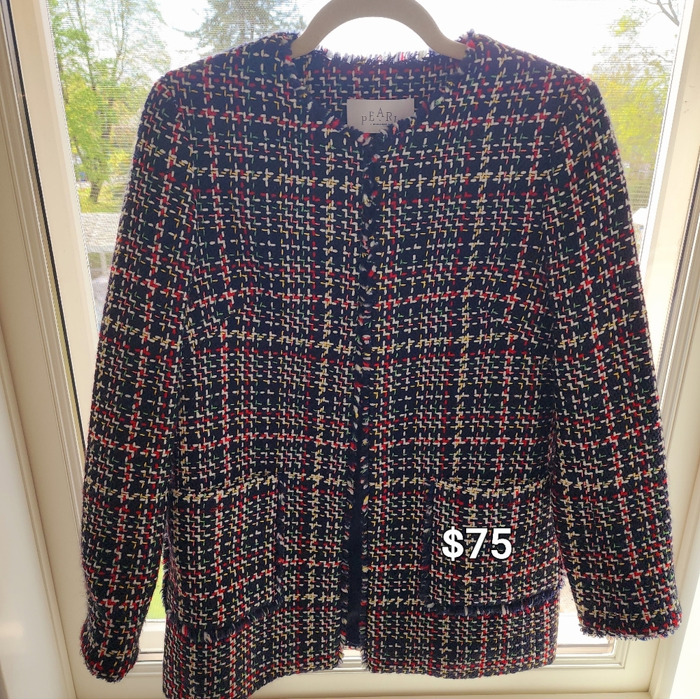Pearl colorful blazer size 2